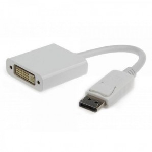 Переходник DisplayPort - DVI Cablexpert A-DPM-DVIF-002-W, 20M/19F, белый, пакет фото №16079