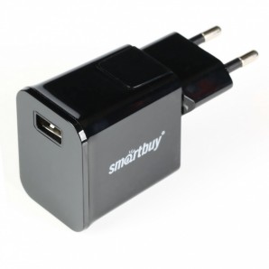 Адаптер питания SmartBuy® Super Charge Classic 5В/2.1A, 1 USB, черное (SBP-9042) фото №16200
