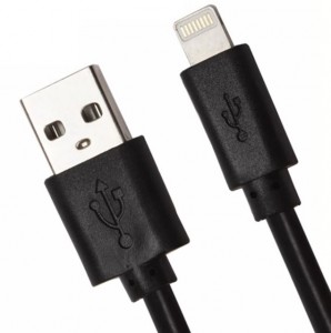 Кабель Smartbuy (iK-0120) USB - 8-pin для Apple, 15см , <3А, черный. фото №16240
