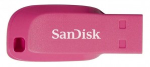 Память Flash USB 64 Gb SanDisk CZ50 Cruzer Blade Pink фото №16259