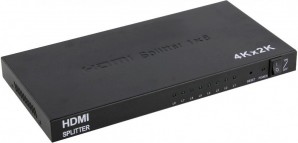 Разветвитель Telecom HDMI 1=>8 <TTS7010>, каскадируемый , 4k@30 HZ 1.4v+3D фото №16340