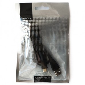 Кабель Smartbuy USB 2.0 - TYPE-C в рез. оплет. Gear, 1м. мет.након.,<2А, черн.(iK-3112ERG black) фото №16685