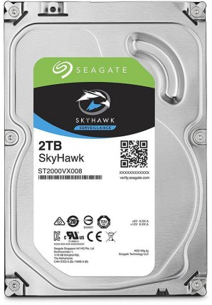 Жёсткий диск Seagate 2000Gb ST2000VX008 SkyHawk Surveillance SATA 6Gb/s, 5900rpm, 64MB, 24x7, Bulk фото №16875