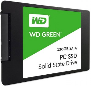 Твердотельный накопитель SSD 2.5" 120 GB WD Green Client SSD WDS120G2G0A SATA 6Gb/s, 545/430, IOPS 37K, MTBF 1M, TLC, 40TBW, Retail фото №16881