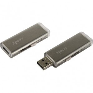 Память Flash USB 64 Gb Apacer AH33A Silver фото №16939