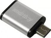 Адаптер OTG Smartbuy USB-C (M) - USB A 2.0 (F), для подключения OTG устройств (A220) фото №16966