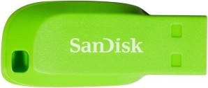 Память Flash USB 64 Gb SanDisk CZ50 Cruzer Blade Green фото №17047