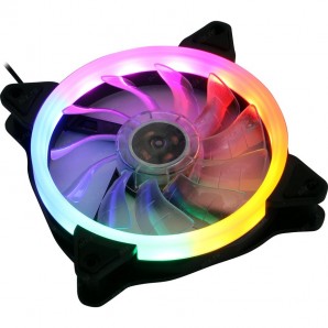 Вентилятор 1STPLAYER R1 120x120x25мм 5 color LED, 3-pin, 1000 rpm / bulk фото №17083