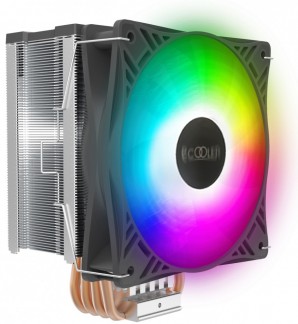 Вентилятор PCCooler GI-X4S S775/115X/20XX/AM2/AM3/AM4 (TDP 145W, 120mm PWM LED FAN, 4 тепловые трубки 6мм, 800-1600RPM, 18-30,8dBa) фото №17406