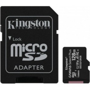 Память MicroSDXC 128GB Kingston Class10 UHS-I U1 Canvas Select Plus + адаптер  [SDCS2/128GB] фото №17453