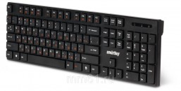 Беспроводная клавиатура Smartbuy 238 USB черная (SBK-238AG-K) фото №17506