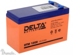 Аккумулятор Delta DTM 1209  (9 А\ч, 12В) свинцово- кислотный аккумулятор фото №17609