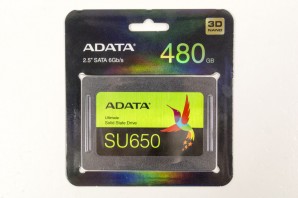 Твердотельный накопитель SSD 2.5" 480 GB A-DATA SU650 Client SSD [ASU650SS-480GT-R] SATA 6Gb/s, 520/450, IOPS 40/75K, MTBF 2M, 3D TLC, DRAM less, 280TBW, Retail фото №17669