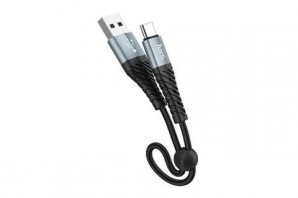 Кабель HOCO X38 Cool USB 2.0 - TYPE-C 1.0м 3A, силикон, чёрный фото №17701