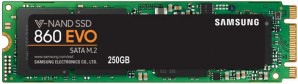 Твердотельный накопитель SSD M.2 250GB Samsung 860 EVO M.2 <MZ-N6E250BW> фото №17773