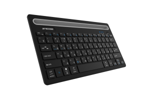 Беспроводная клавиатура Jet.A SlimLine LINE K3 BT, черный, Bluetooth, встроенный аккумулятором и подставкой под планшет/телефон фото №17914