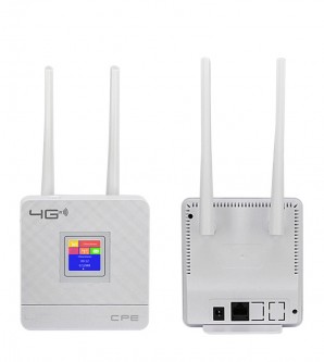 Роутер беспроводной 4G cpe903-1, Hotspot Lte Wifi роутер Wan/Lan порт, две внешние антенны, с sim-картой фото №17984