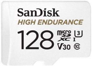 Память MicroSDXC 128GB SanDisk Class10 U3 V30 High Endurance с адапт (SDSQQNR-128G-GN6IA) фото №18278