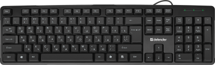 Клавиатура Defender HB-440 Next RU,черный,полноразмерная фото №18394