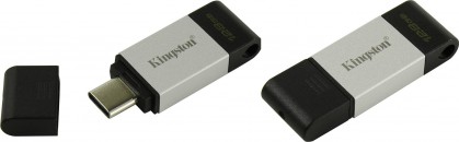 Память Flash USB 128 Gb Kingston DataTraveler 80, Черная (DT80/128GB)Type-C фото №18448