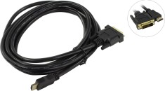Кабель HDMI-DVI, 3м, TV-COM  фото №18460
