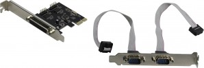 Контроллер ExeGate EXE-303 (PCI-E, 2*COM port + 1*LPT, OEM) фото №18512