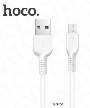 Кабель HOCO X13 USB 2.0 - TYPE-C 1.0м 2.4A силикон белый фото №18593