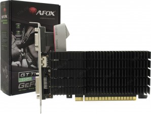 Видеокарта PCI-E 1Gb GT710 DDR3 Afox (AF710-1024D3L5) фото №18726