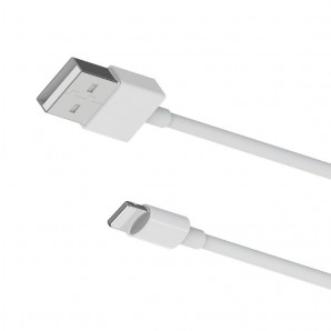 Кабель Borofone BX22 USB (m)-Lightning (m) 1.0м 2.0A ткань белый фото №18749