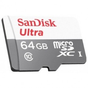 Память MicroSDXC 064GB SanDisk Class10 UHS-1 Ultra Android 100MB/s без ад. (SDSQUNR-064G-GN3MN) фото №18844