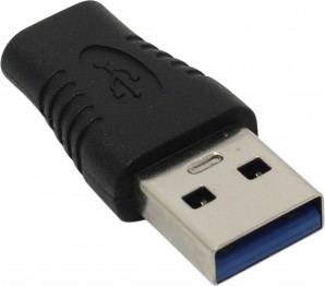 Адаптер USB3.1 Type C (Female) - Type A (Male), черный (SBCAB-750K) фото №18857