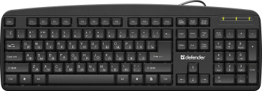 Клавиатура Defender HB-910 Office RU,черный,полноразмерная фото №18909