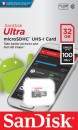Память MicroSDHC 032Gb SanDisk Class10 U1 Ultra Android 100MB/s без ад. (SDSQUNR-032G-GN3MN) фото №18980