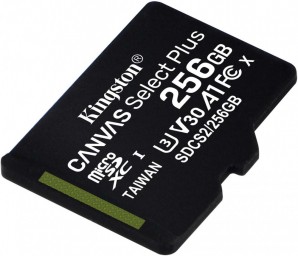 Память MicroSDXC 256GB Kingston Class 10 UHS-1 <SDCS2/256GBSP> Canvas Select up to 100MB/s без адаптера фото №18996