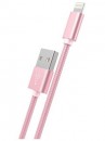 Кабель HOCO X2 USB (m)-Lightning (m) 1.0м 2.1A ткань розовое золото фото №19025