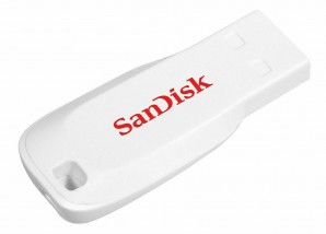 Память Flash USB 16 Gb SanDisk CZ50 Cruzer Blade White фото №19119