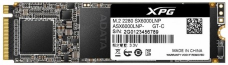 Твердотельный накопитель SSD M.2 128 GB ADATA XPG SX6000 Lite Client SSD [ASX6000LNP-128GT-C] PCIe Gen3x4 with NVMe, 1800/600, IOPS 100/130K, MTBF 1.8M, 3D NAND TLC, 60TBW, NVMe 1.3, RTL фото №19181