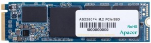 Твердотельный накопитель SSD M.2 256 GB Apacer AS2280P4 Client SSD AP256GAS2280P4-1 PCIe Gen3x4 with NVMe, 1800/1100, IOPS 150/240K, MTBF 1.5M, 3D TLC, 437TBW, 1.56DWPD, RTL фото №19184