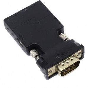 Конвертер VGAI->HDMI, VCOM +audio+microUSB <CA337> фото №19545