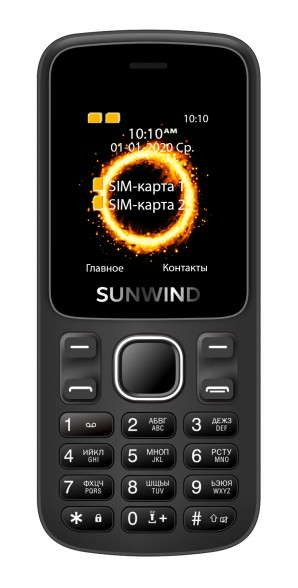 Мобильный телефон SunWind CITI A1701 32Mb черный 2Sim 1.77" 128x160 CT1000PM фото №19738