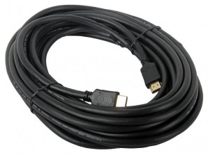 Кабель HDMI-HDMI <10м> Cablexpert, CC-HDMI4L-10M, v2.0, 19M/19M, серия Light, черный, позол.разъемы, экран фото №19816