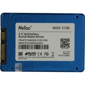 Твердотельный накопитель SSD 2.5" 512 GB Netac N600S NT01N600S-512G-S3X фото №19965