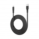 Кабель USB -Am/microB 5p 1.0м Borofone BX23 2.4A плоский черный фото №20005