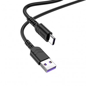 Кабель Borofone BX62 USB 2.0 - TYPE-C 1.0м 5A нейлон черный фото №20064