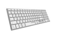 Беспроводная клавиатура Jet.A SlimLine LINE K1 BT, серебристый, Bluetooth с аккумулятором фото №20073