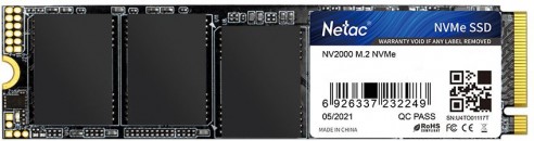 Твердотельный накопитель SSD M.2 256 GB Netac NV2000 NVMe PCIe 256GB NT01NV2000-256-E4X фото №20102
