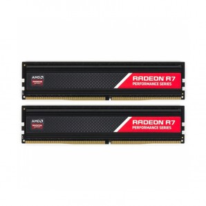 Память DDR IV 32GB(2x16Gb) 2666MHz AMD Radeon™ R7 Performance Series Black Gaming Memory R7S432G2606U2K Non-ECC, CL16, 1.2V, Heat Shield, RTL фото №20217
