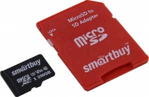 Память MicroSDXC 256GB Smart Buy Class 10 UHS-1 U-3 без адаптера фото №20252