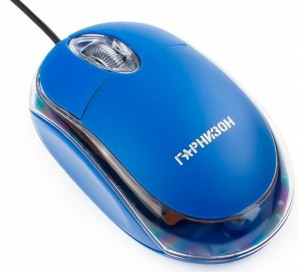 Мышь Гарнизон GM-100B, USB, чип- Х, синий, 1000 DPI, 2кн.+колесо-кнопка, кабель 1,15м фото №20285