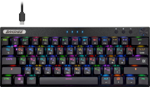 Беспроводная клавиатура Defender Banshee GK-315 RU,RGB,BT 5.0,2.4GHz,провод PC фото №20331